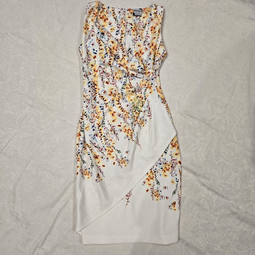Maison Tara Multicolor Floral Midi Dress